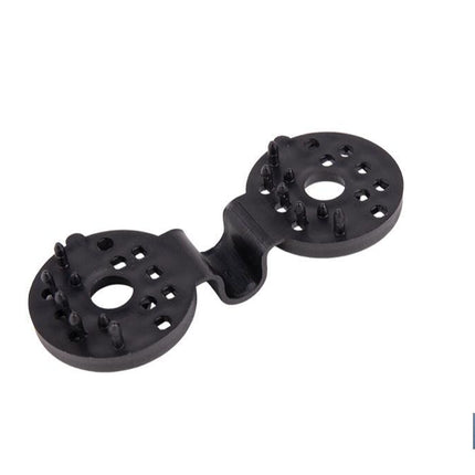 Pinzas para la fijación de malla de sombreo | Set de 10 unidades | Color: negro
