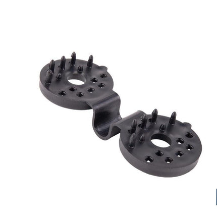Pinzas para la fijación de malla de sombreo | Set de 10 unidades | Color: negro
