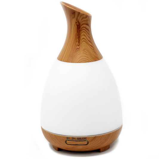 Aroma Diffuser - UK Plug - LED Colours - Timer - Funnel