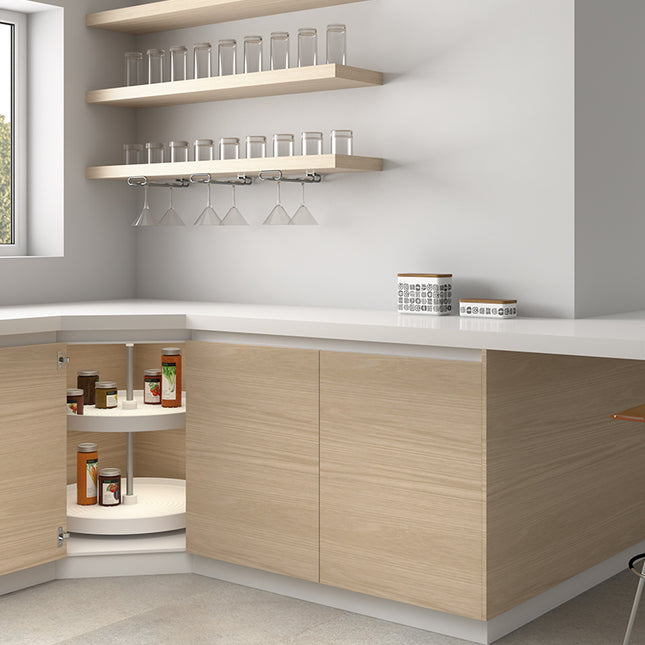 Juego de bandejas circulares Shelvo para mueble de cocina