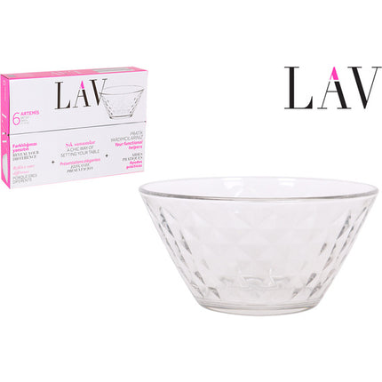 x8 SET 6 BOWLS 12CM330CC ARTEMIS