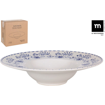 6 PRATOS DE MASSA PARA RISOTO 28CM BLUR BARI