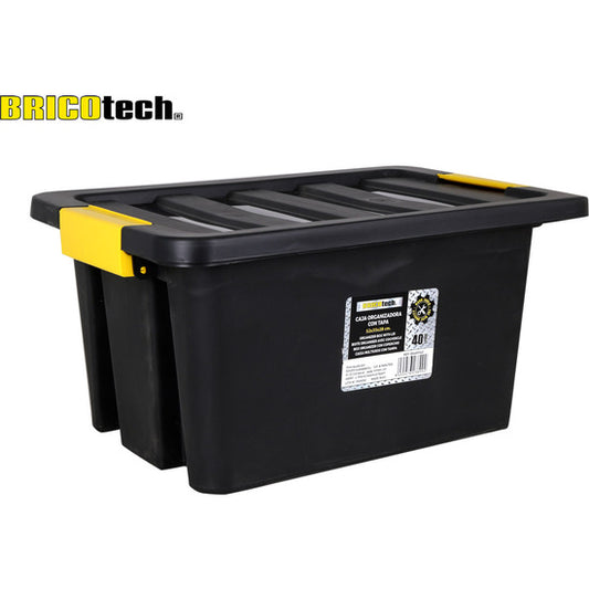 BRICO 40L ORGANISER BOX WITH LID