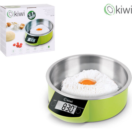 DIGITAL KITCHEN SCALE 5KG STAINLESS STEEL BOWL