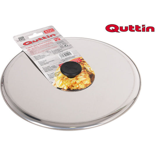 QUTTIN 31CM TORTILLA TURNER STEEL LID