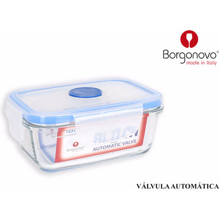 HERMÉTICO 14X10CM COM TAMPA DE VÁLVULA SUPERBLOCK RETANGULAR