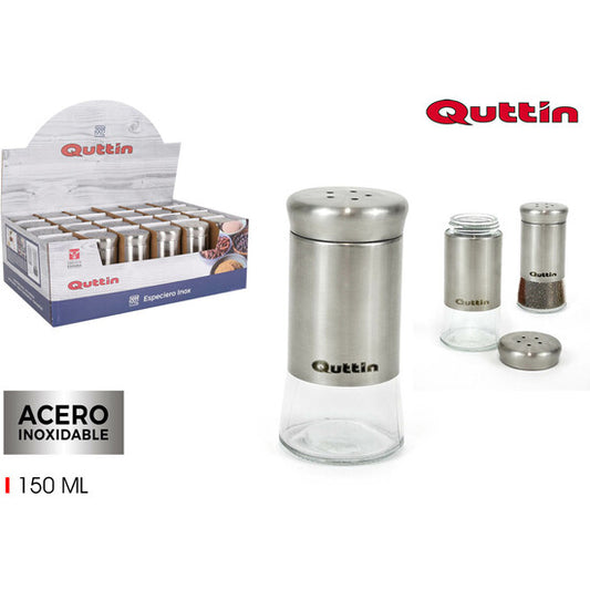 QUTTIN STAINLESS STEEL SPICE RACK 150ML