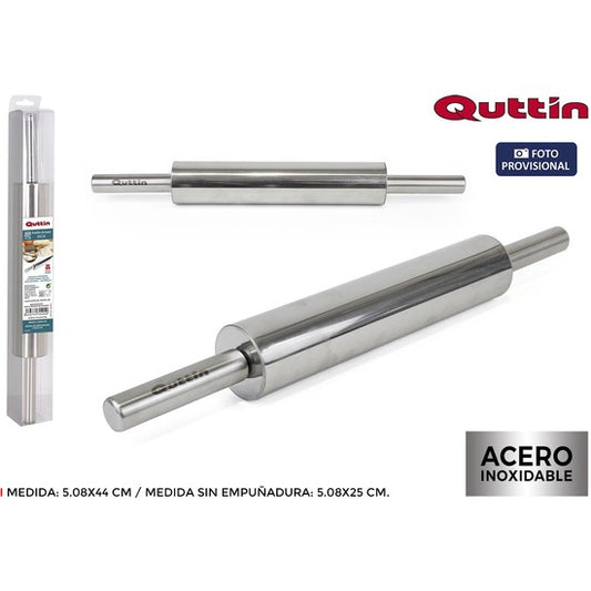 QUTTIN STAINLESS STEEL ROLLER 5.08x25CM