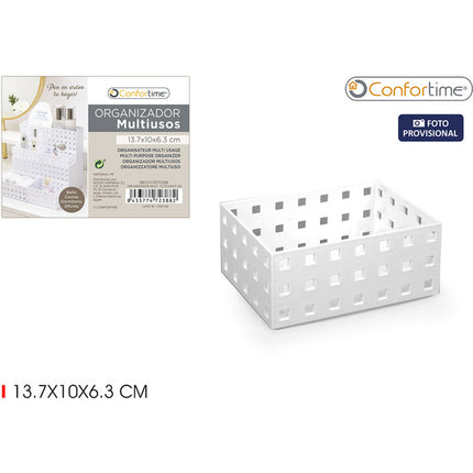 7 ORGANIZADORES MULTIUSOS 13.7X10X6.3CM CONFORTIME