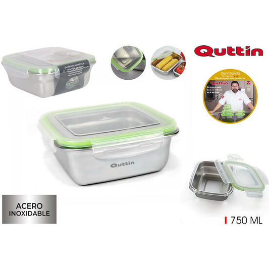 QUTTIN 750ML SQUARE HERMETIC LUNCH BOX