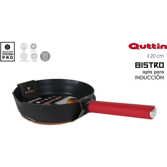 20CM ALUMINIUM PRESS PAN WITH SOFT INDUCTION BIST HANDLE