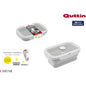 QUTTIN RECTANGULAR SILICONE LUNCH BOX 360ML