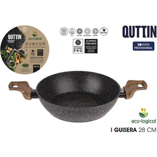 GUISERA 28CM ALUMINIO FORG.M/ST ECOLOGIC QUTTIN