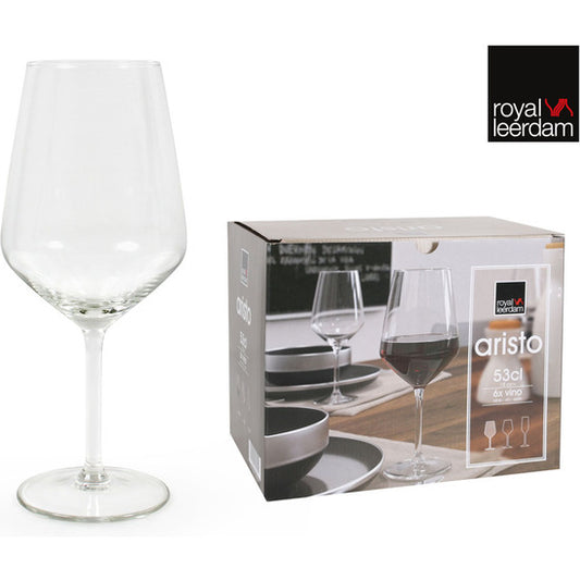 SET OF 6 WINE GLASSES 53CL ARISTO