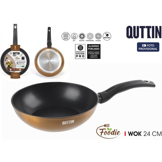 SARTEN WOK 24CM FOODIE QUTTIN