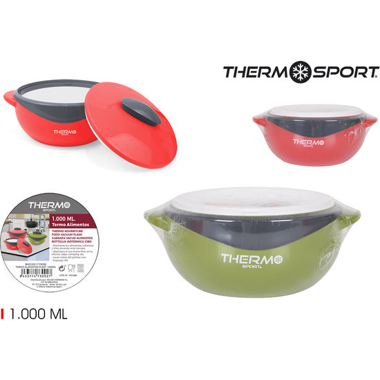 TERMO ALIMENTOS PLÁSTICO 1000ML THERMOSPORT