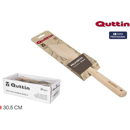 QUTTIN 30.5CM WOODEN STRAIGHT SHOVEL