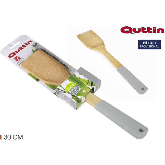 STRAIGHT BAMBOO SHOVEL 30CM SOFT HANDLE QUTTIN