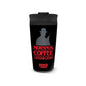 COFFE AND CONTEMPLATION STRANGER THINGS TRAVEL MUG