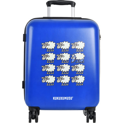 MALETA CON RUEDAS AZUL MARINO MODELO SHEEPS KUKUXUMUSU