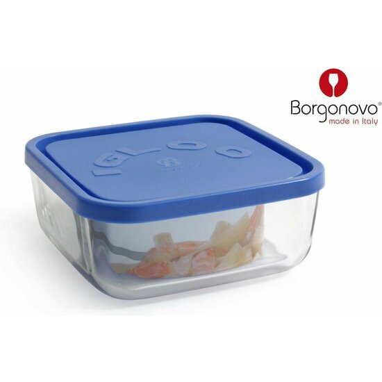 JARRA QUADRO IGLOO AZUL 15CM