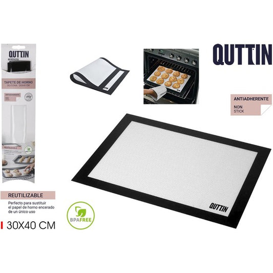 SILICONE OVEN MAT 30X40CM QUTTIN