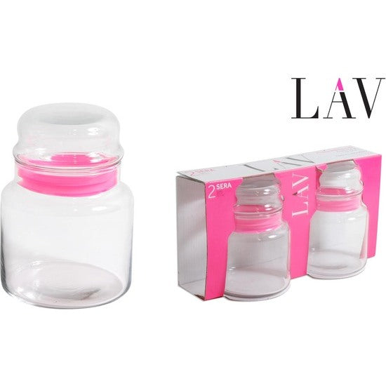 CONJUNTO DE 2 LATAS DE COZINHA SERA 640CC