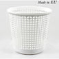 WASTE BIN 27X25.5CM WHITE OFFICE