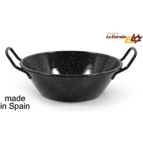 PAELLERA HONDA BORDONADA 20CM-1,4L JASPEADA