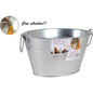 GALVANIZED METAL BUCKET WITH OPENER 9,000CC FEST