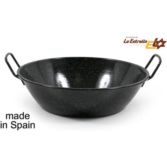 DEEP BEADED PAELLA PAN 32CM - 5L MARBLED