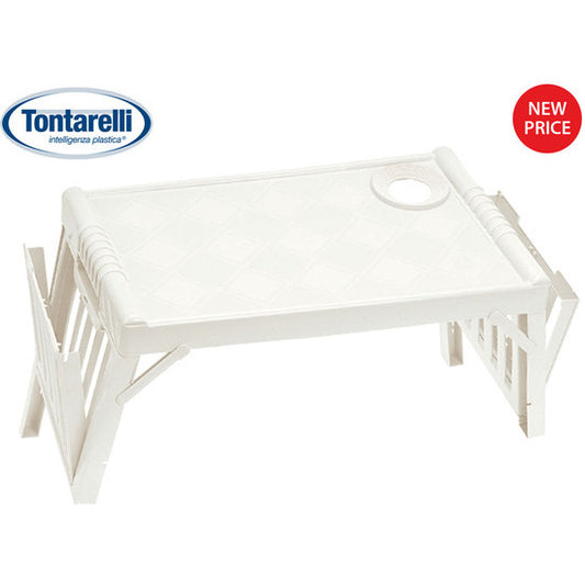 BREAKFAST TRAY BED 52X32X25CM LIFE CREAM