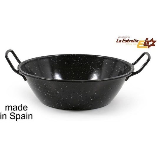 HONDA EMBROIDERED PAELLA BOWL 24CM-2.5L MARBLE