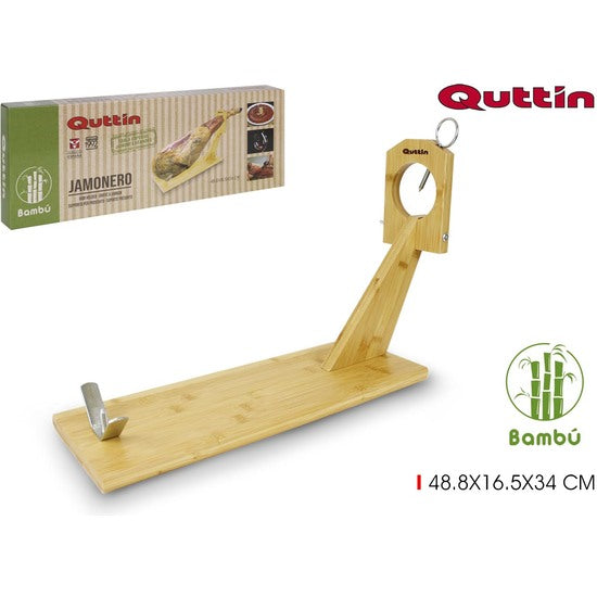 QUTTIN BAMBOO HAM HOLDER