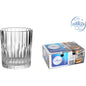 SET OF 6 TRANSPARENT GLASSES 22CL MANHATTAN