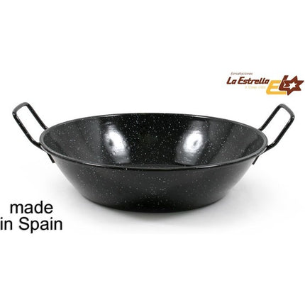 PAELLERA HONDA BORDONADA 36CM - 7L JASPEADA