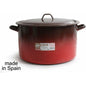 STRAIGHT POT WITH LID 32CM - 14.8L FIRE