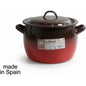 DOMBED POT WITH LID 18CM - 4L FIRE