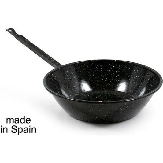 DEEP FRYING PAN WITH 28CM BEADS - 4.3L MARBLED