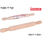 WOODEN ROLLING PIN 47.5x4cm