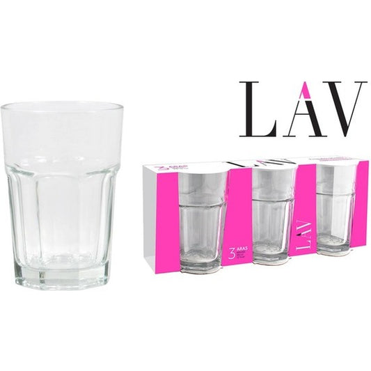 SET 3 VASOS REFRESCO 360CC ARAS