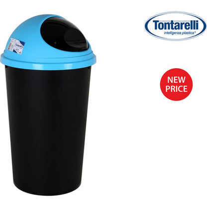 SMALL HOOP 25L TRASH CAN WITH LID