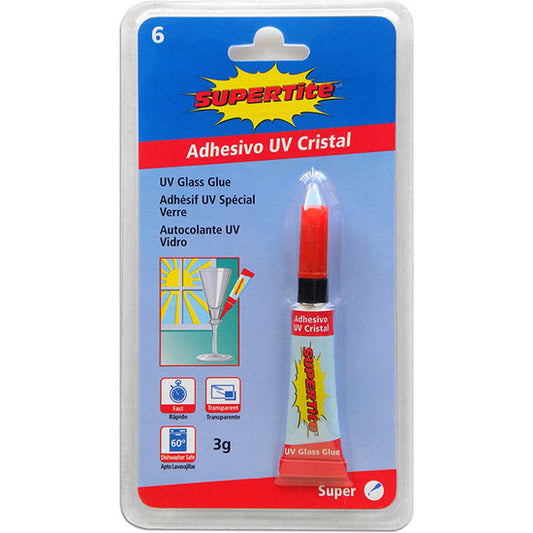 UV ADHESIVE CRYSTAL 3GR 10 UNITS