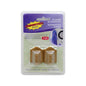 BROWN PLASTIC ADHESIVE HANGER - 2 UNITS