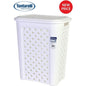 ARIANNA WHITE 30L LAUNDRY BASKET