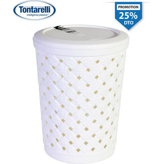 ARIANNA WHITE 12 L ROUND WASTE BIN