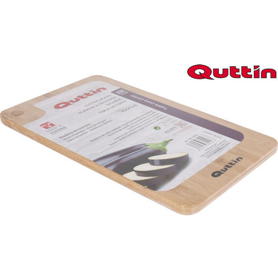 TABLA PARA CORTAR DE MADERA 45X27CM BAMBÚ QUTTIN