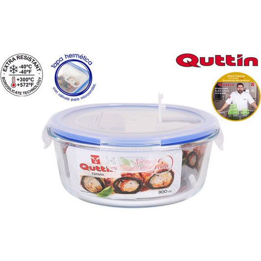 QUTTIN ROUND LUNCH BOX 17CM