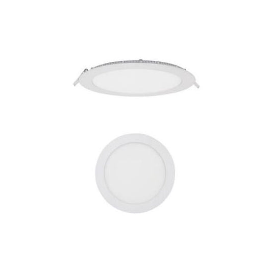 EXTRA FLAT DOWNLIGHT ROUND LED MATT ALUMINUM 16W/1400LM FIRST LEADER - 2PCS