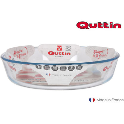 QUTTIN 26CM DEEP GLASS CAKE MOLD